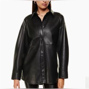 Babaton Aritzia Pelli Hip Shirt Jacket